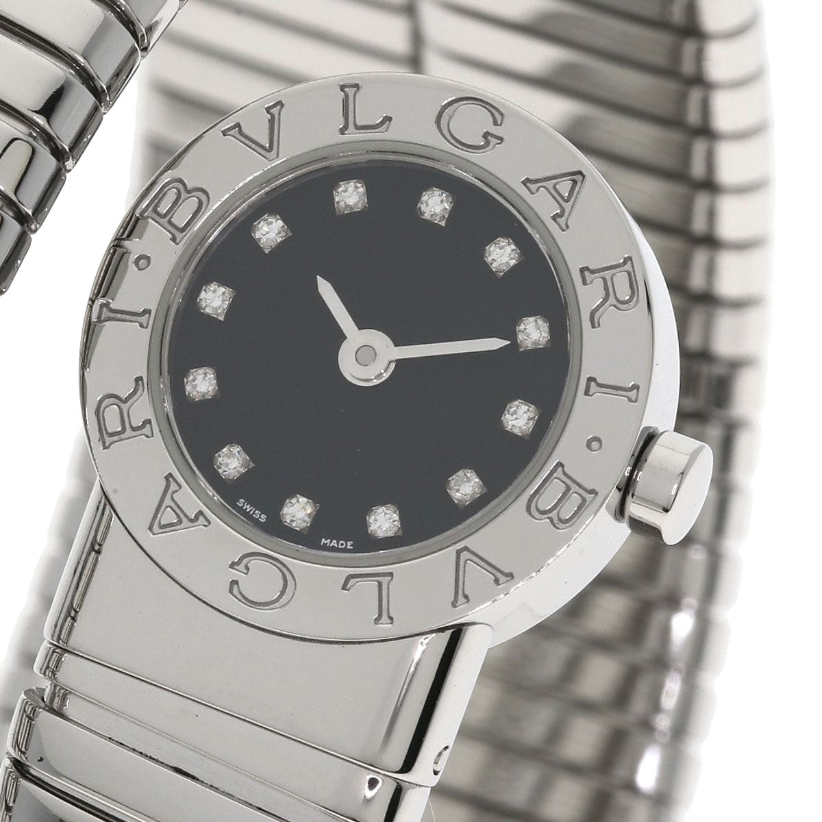 BVLGARI ブルガリ BB191TS トゥボガス 腕時計 SS レディース 中古