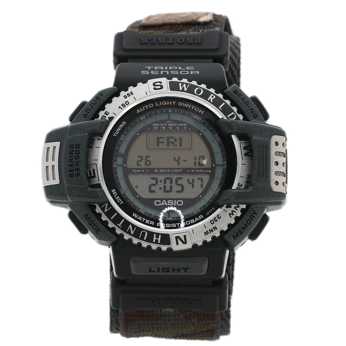 CASIO カシオ PRT-40HWJ プロトレック ハンティングワールドコラボ 腕時計 樹脂系 メンズ 中古