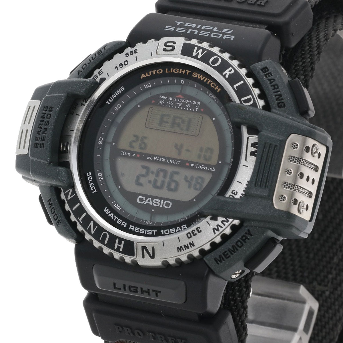 CASIO カシオ PRT-40HWJ プロトレック ハンティングワールドコラボ 腕時計 樹脂系 メンズ 中古