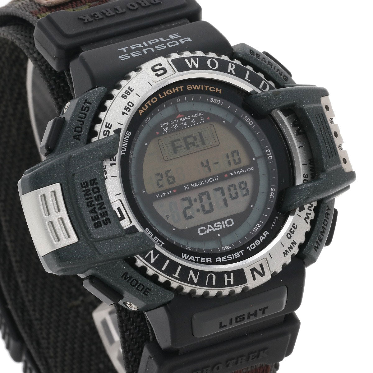 CASIO カシオ PRT-40HWJ プロトレック ハンティングワールドコラボ 腕時計 樹脂系 メンズ 中古