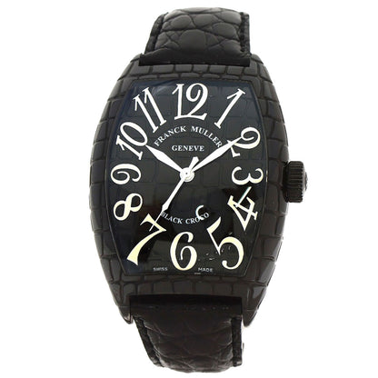 FRANCK MULLER フランクミュラー 9880SCBLKCRO トノウカーベックス ブラッククロコ 腕時計 SS メンズ 中古