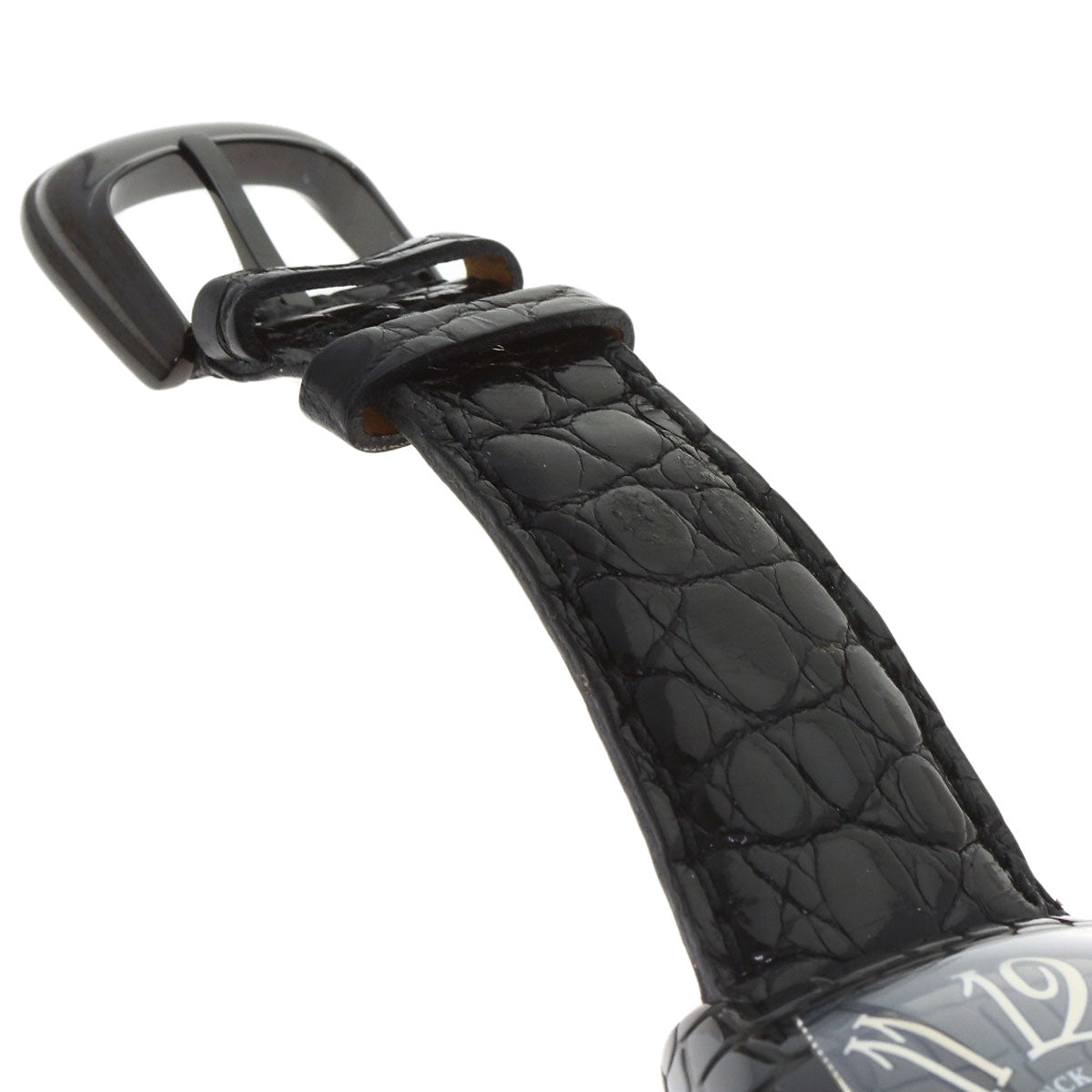 FRANCK MULLER フランクミュラー 9880SCBLKCRO トノウカーベックス ブラッククロコ 腕時計 SS メンズ 中古