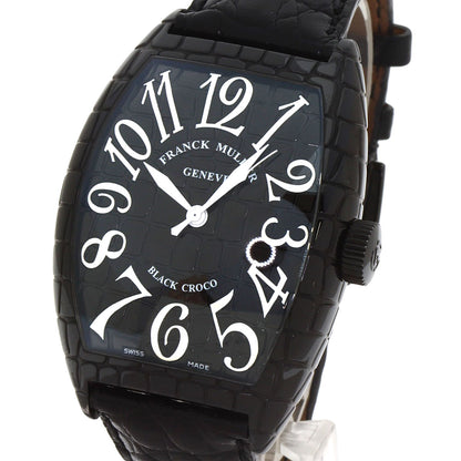 FRANCK MULLER フランクミュラー 9880SCBLKCRO トノウカーベックス ブラッククロコ 腕時計 SS メンズ 中古