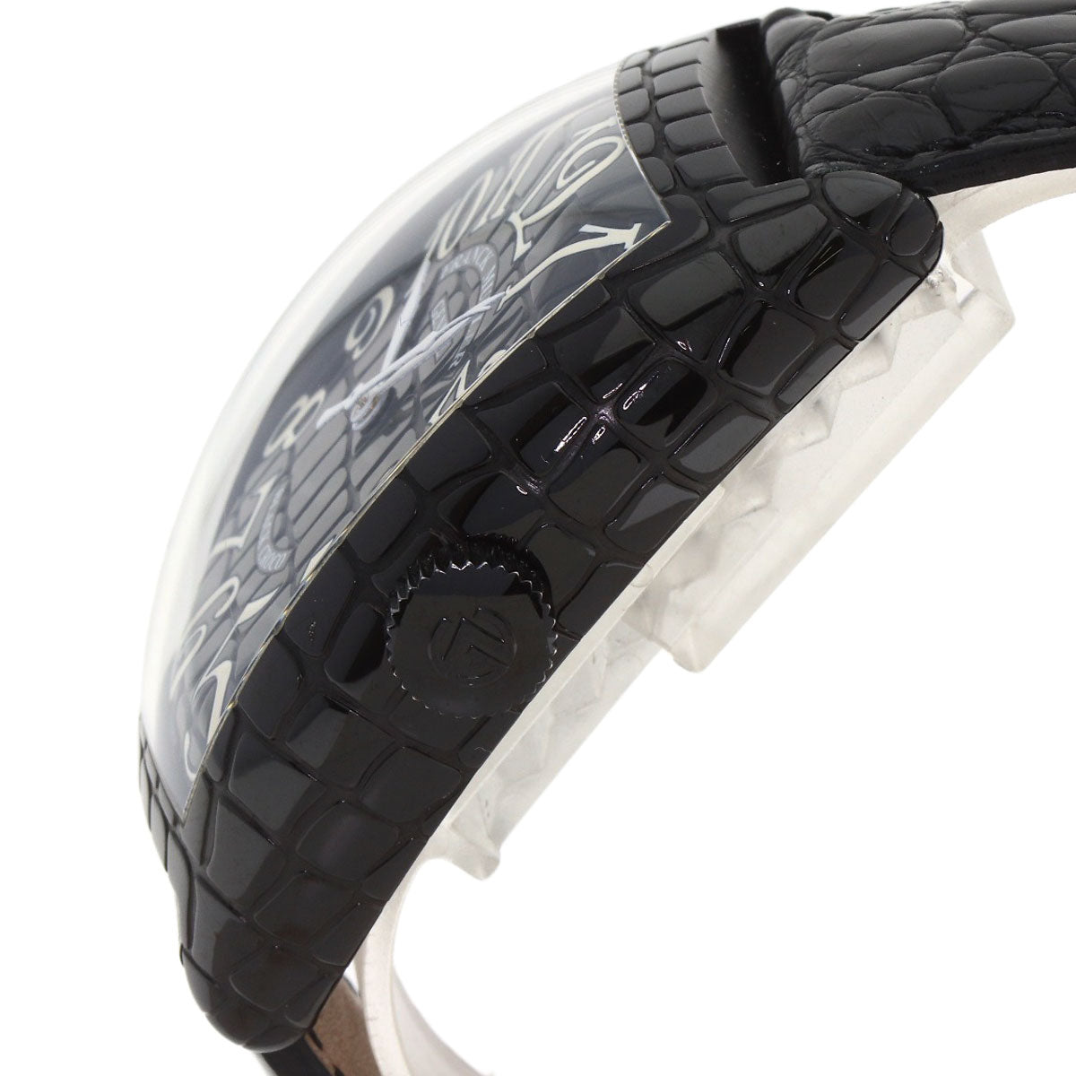 FRANCK MULLER フランクミュラー 9880SCBLKCRO トノウカーベックス ブラッククロコ 腕時計 SS メンズ 中古