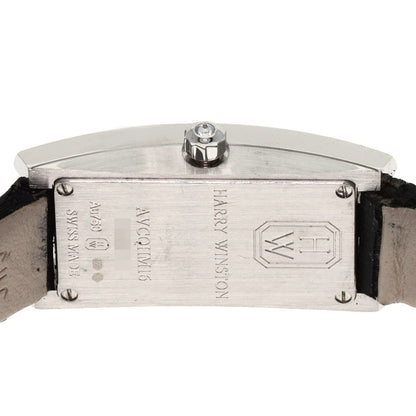HARRY WINSTON ハリーウィンストン AVCQHM16 アヴェニューC ミニ 腕時計 K18WG レディース 中古