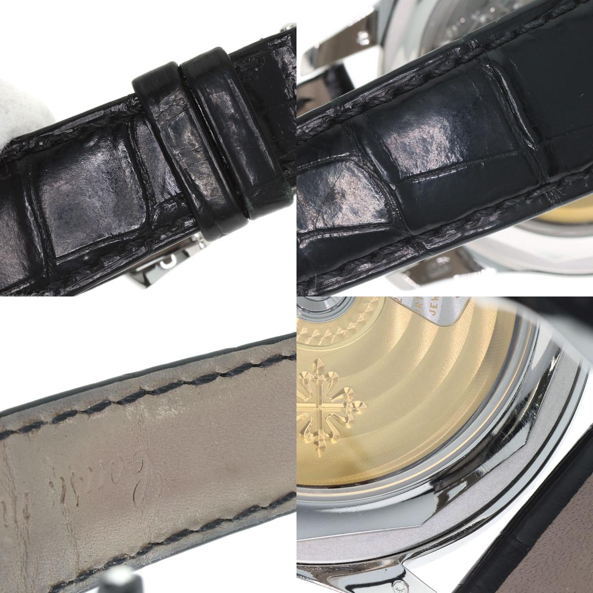 PATEK PHILIPPE パテックフィリップ 5960P-001 アニュアルカレンダー クロノグラフ ピン付き 腕時計 PT950 メンズ 中古