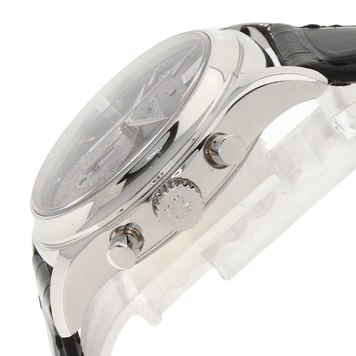 PATEK PHILIPPE パテックフィリップ 5960P-001 アニュアルカレンダー クロノグラフ ピン付き 腕時計 PT950 メンズ 中古