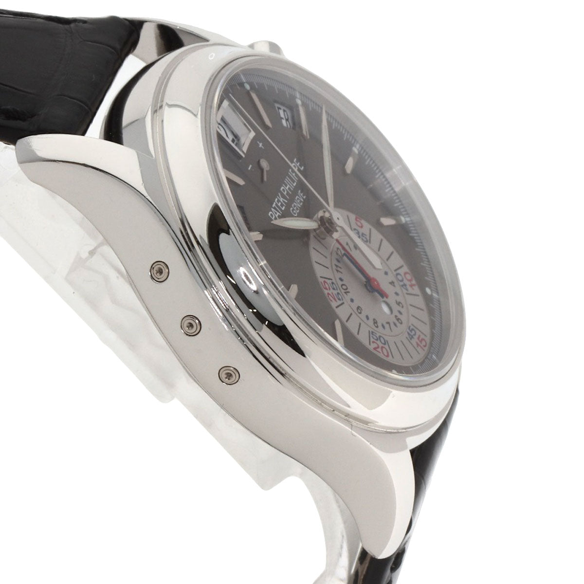 PATEK PHILIPPE パテックフィリップ 5960P-001 アニュアルカレンダー クロノグラフ ピン付き 腕時計 PT950 メンズ 中古