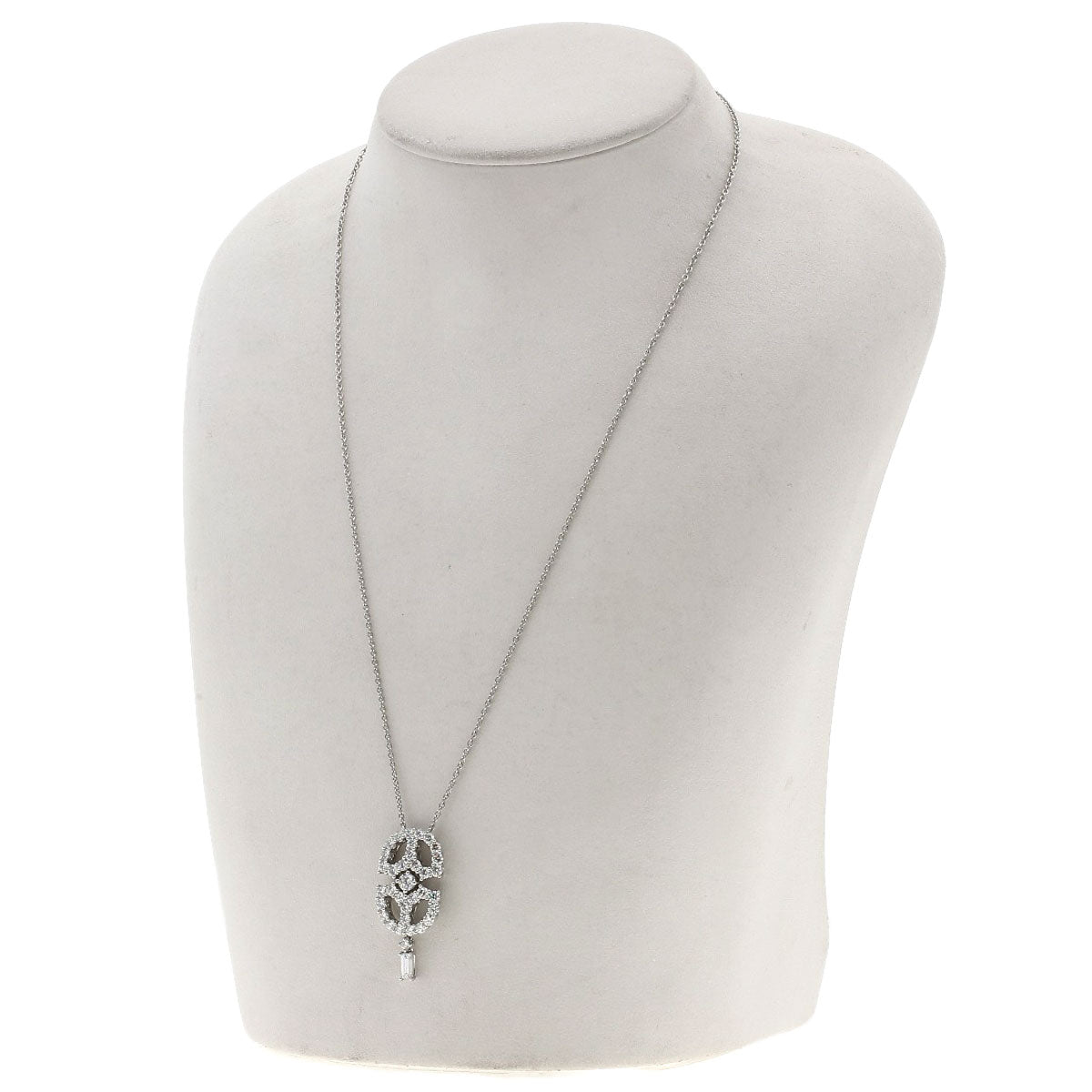 HARRY WINSTON ハリーウィンストン アールデコ ダイヤモンド ネックレス PT950 レディース 中古
