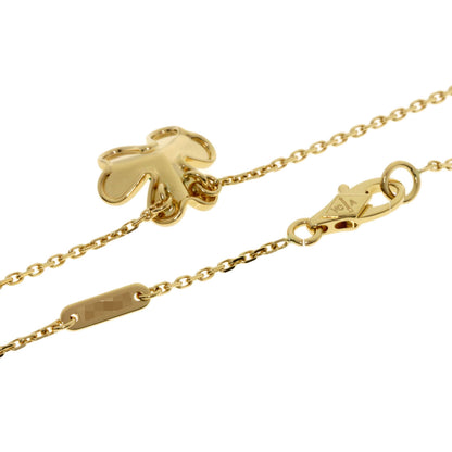Van Cleef & Arpels ヴァンクリーフ＆アーペル フリヴォル エメラルド ミニモデル ネックレス K18YG レディース 中古