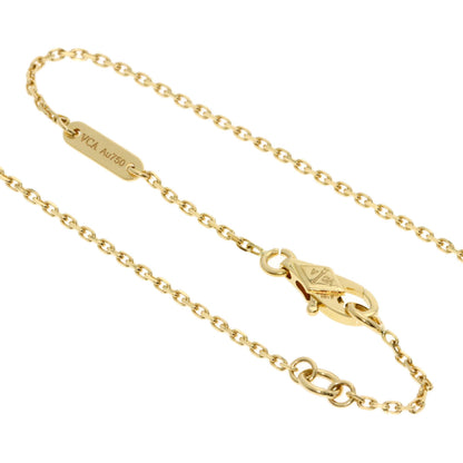 Van Cleef & Arpels ヴァンクリーフ＆アーペル フリヴォル エメラルド ミニモデル ネックレス K18YG レディース 中古