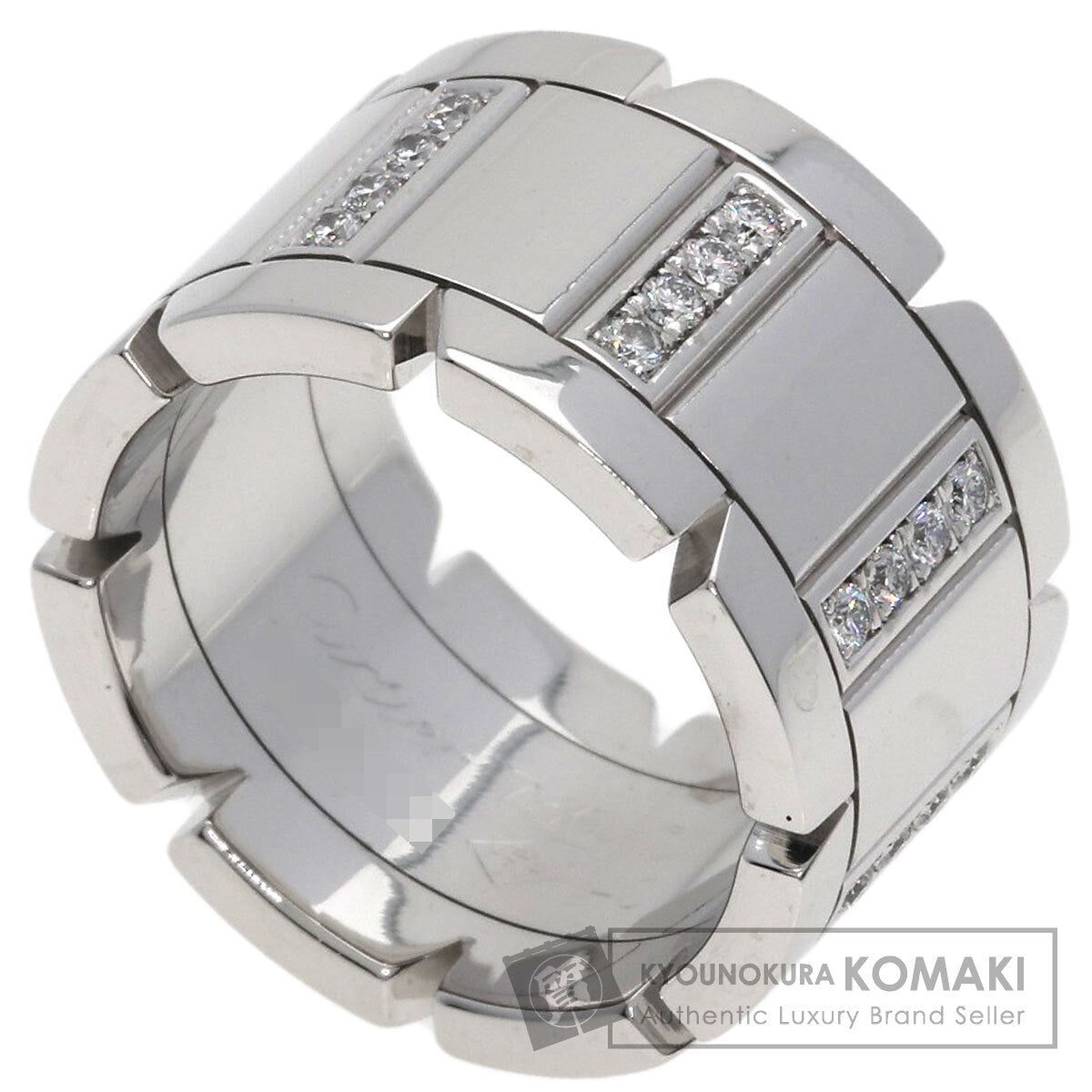 カルティエ タンクフランセーズ LM ダイヤモンド #48 リング・指輪 中古 商品画像1