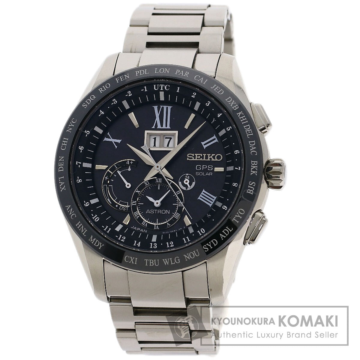 SEIKO セイコー SBXB137 8X42-0AB0-3 アストロン 腕時計 チタニウム メンズ 中古