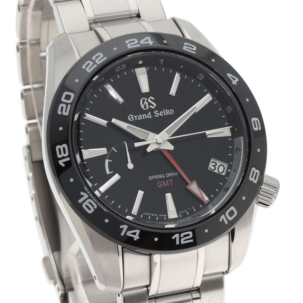 SEIKO セイコー SBGE253 9R66-0BB0 グランドセイコー スポーツコレクション GMT 腕時計 SS メンズ 中古
