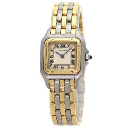 CARTIER カルティエ W25029B8 パンテール SM 3ロウ 腕時計 SS レディース 中古