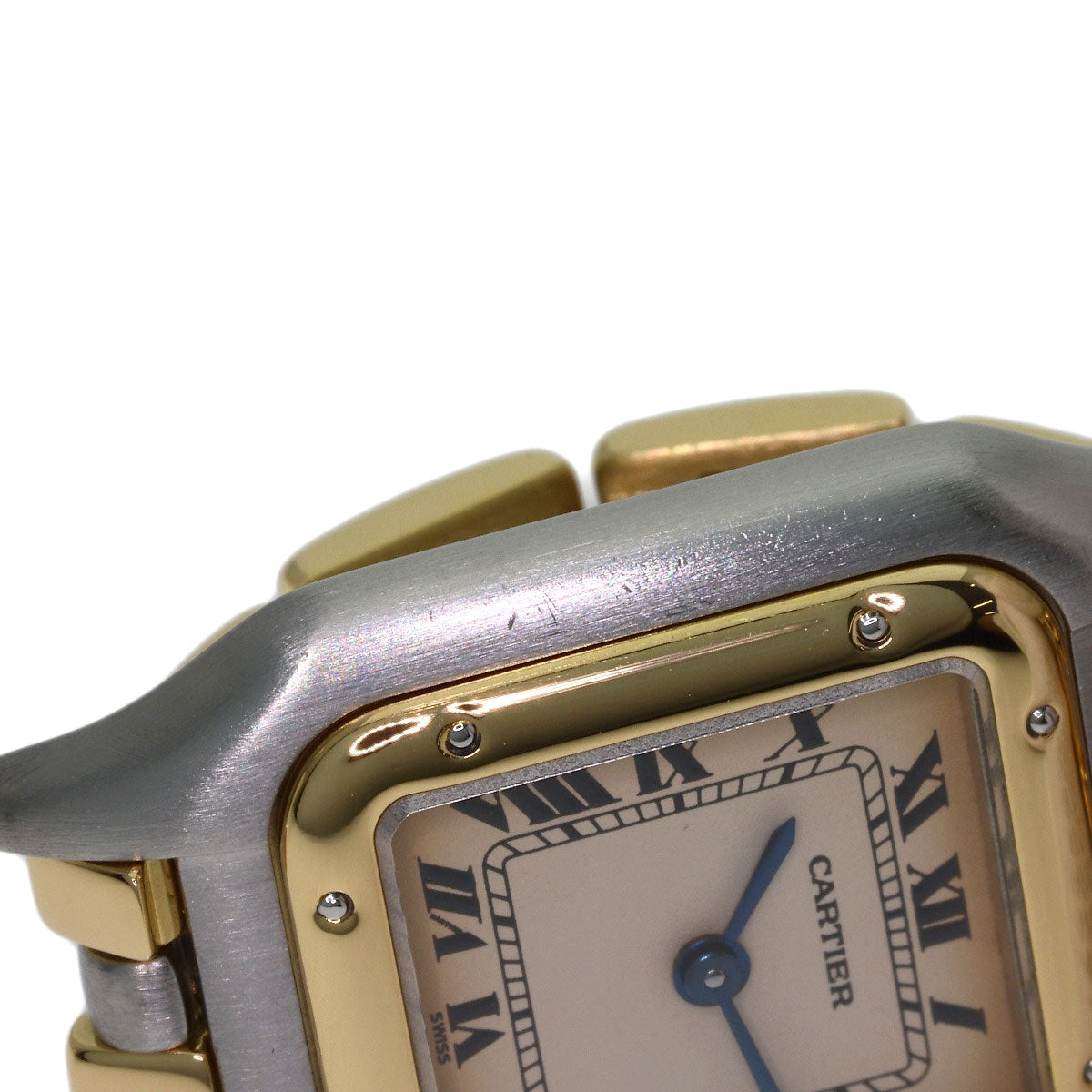 CARTIER カルティエ W25029B8 パンテール SM 3ロウ 腕時計 SS レディース 中古