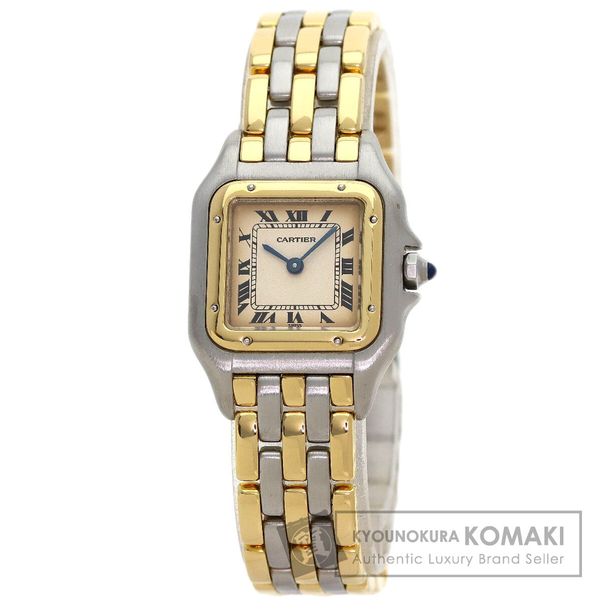 CARTIER カルティエ W25029B8 パンテール SM 3ロウ 腕時計 SS レディース 中古