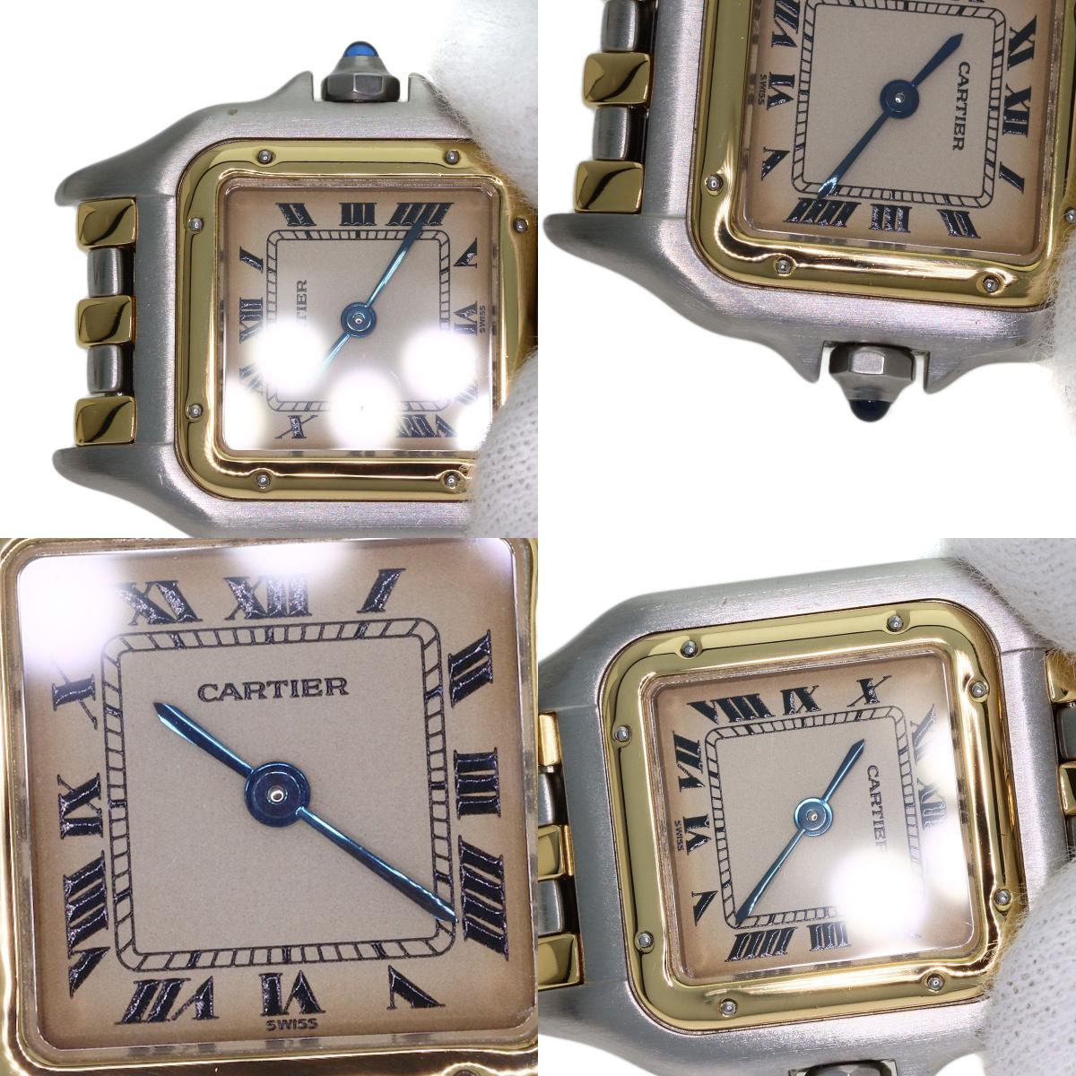 CARTIER カルティエ W25029B8 パンテール SM 3ロウ 腕時計 SS レディース 中古