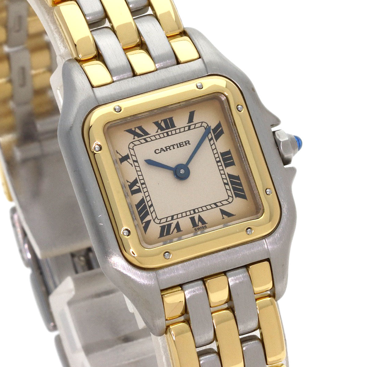 CARTIER カルティエ W25029B8 パンテール SM 3ロウ 腕時計 SS レディース 中古