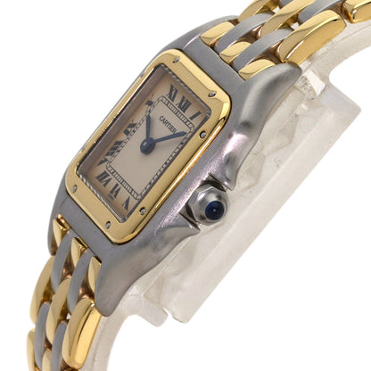 CARTIER カルティエ W25029B8 パンテール SM 3ロウ 腕時計 SS レディース 中古