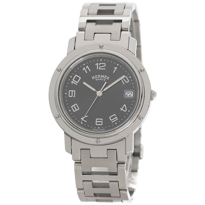 HERMES エルメス CL6.710 クリッパー 腕時計 SS メンズ 中古