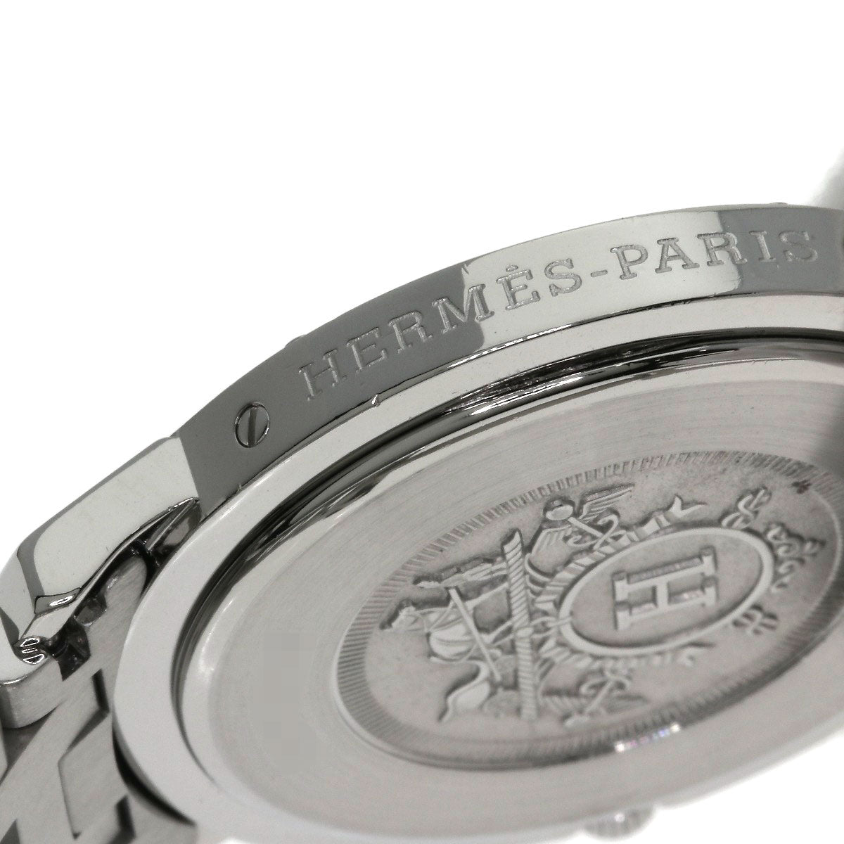 HERMES エルメス CL6.710 クリッパー 腕時計 SS メンズ 中古