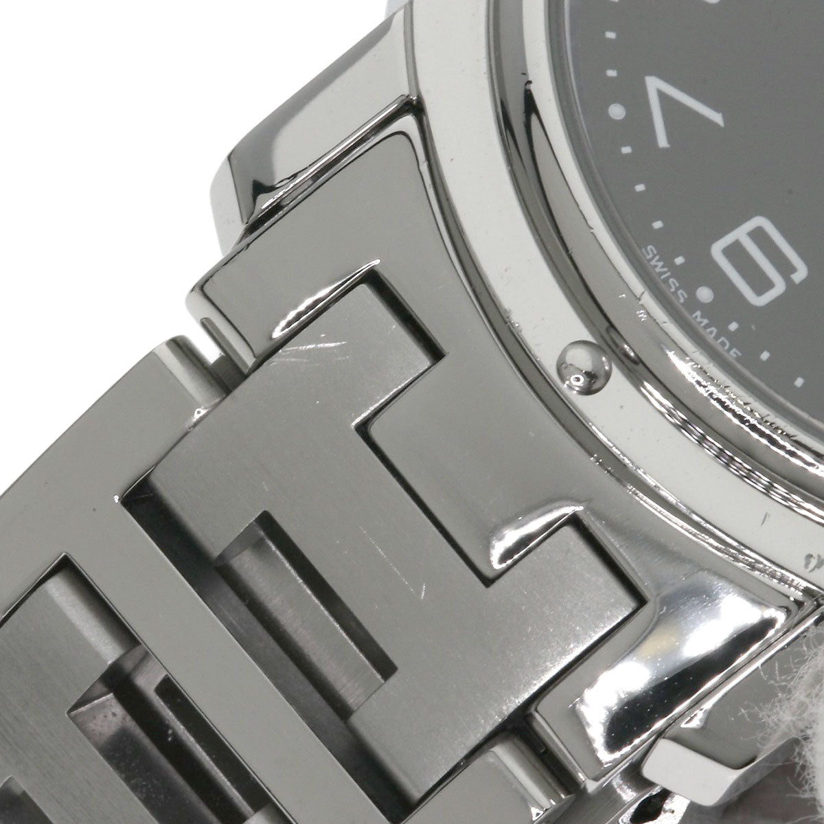 HERMES エルメス CL6.710 クリッパー 腕時計 SS メンズ 中古