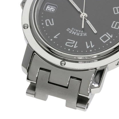 HERMES エルメス CL6.710 クリッパー 腕時計 SS メンズ 中古