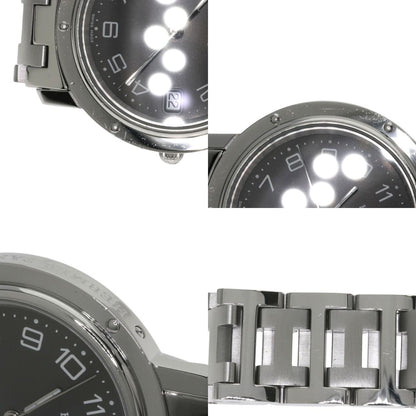 HERMES エルメス CL6.710 クリッパー 腕時計 SS メンズ 中古