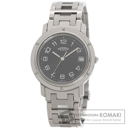 HERMES エルメス CL6.710 クリッパー 腕時計 SS メンズ 中古