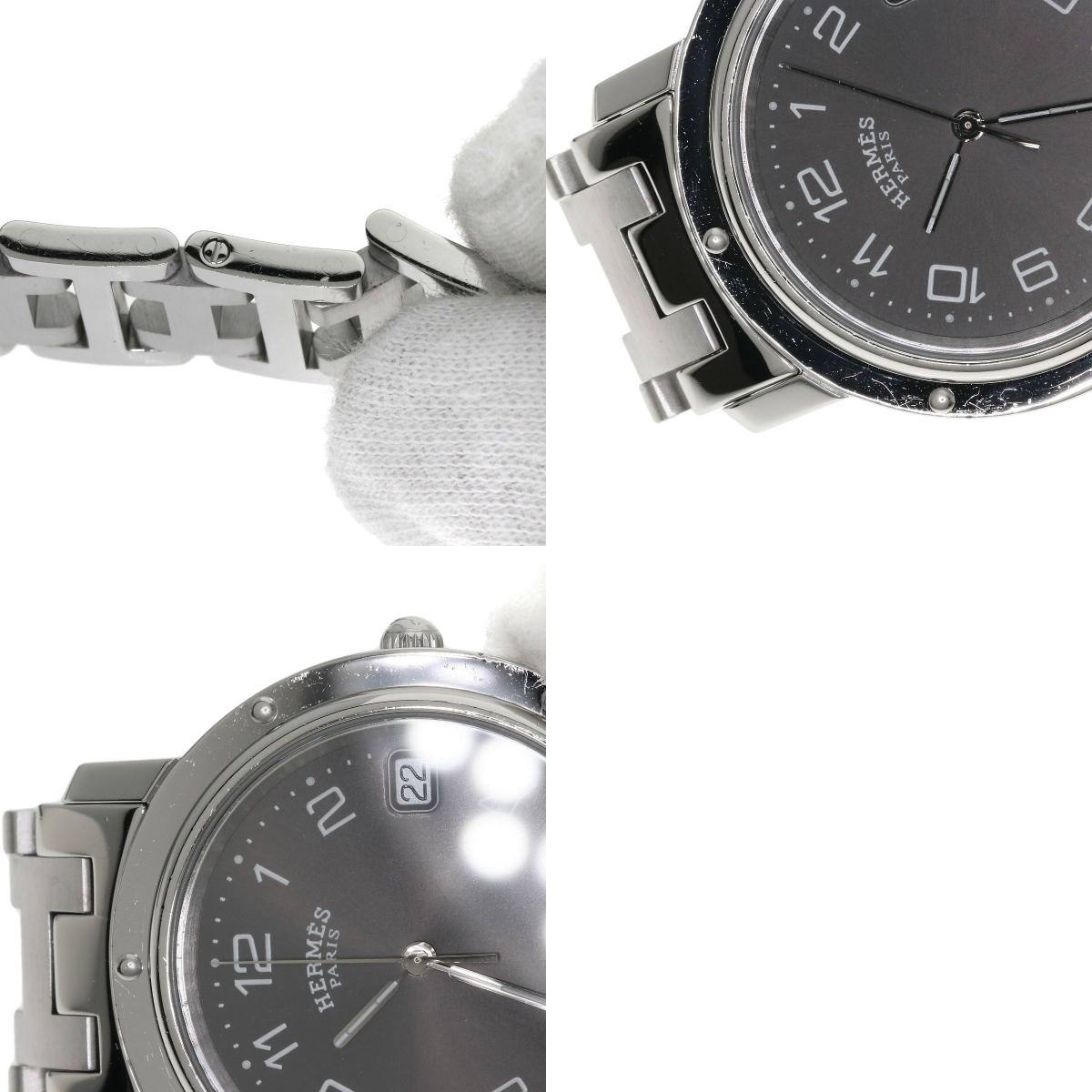 HERMES エルメス CL6.710 クリッパー 腕時計 SS メンズ 中古