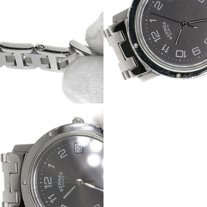 HERMES エルメス CL6.710 クリッパー 腕時計 SS メンズ 中古