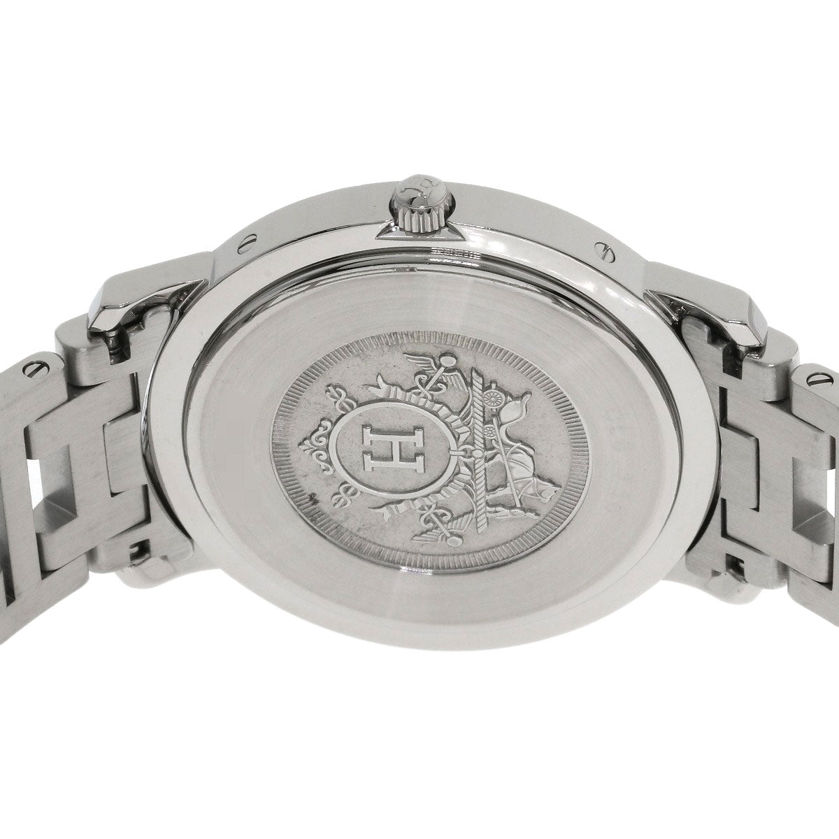 HERMES エルメス CL6.710 クリッパー 腕時計 SS メンズ 中古