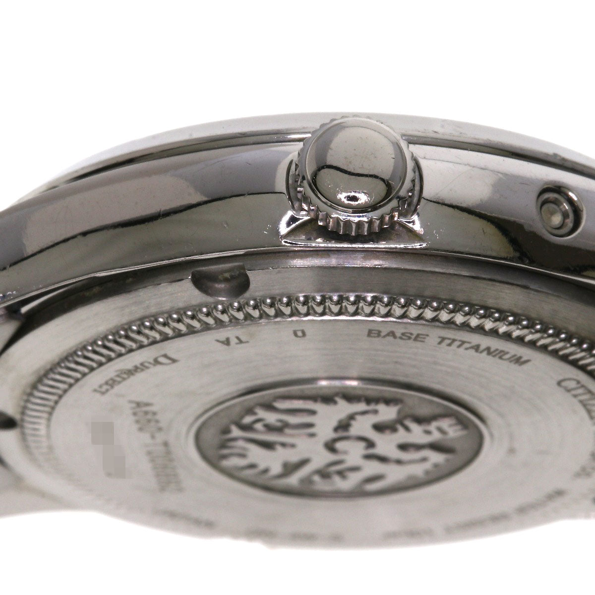 CITIZEN シチズン CTQ57-0952 A660-T006892 ラウンドフェイス パーペチュアルカレンダー 腕時計 チタン メンズ 中古