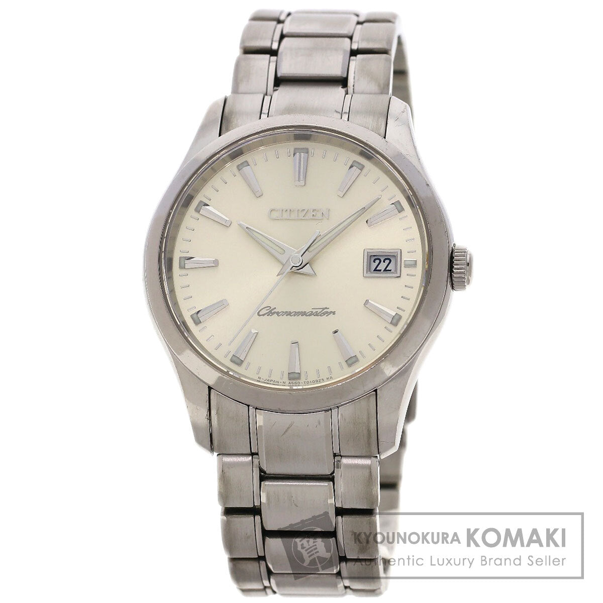 CITIZEN シチズン CTQ57-0952 A660-T006892 ラウンドフェイス パーペチュアルカレンダー 腕時計 チタン メンズ 中古