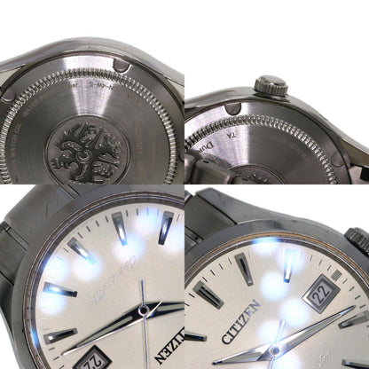 CITIZEN シチズン CTQ57-0952 A660-T006892 ラウンドフェイス パーペチュアルカレンダー 腕時計 チタン メンズ 中古