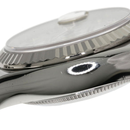 ROLEX ロレックス 179174NG デイトジャスト 10P ダイヤモンド 腕時計 SS レディース 中古