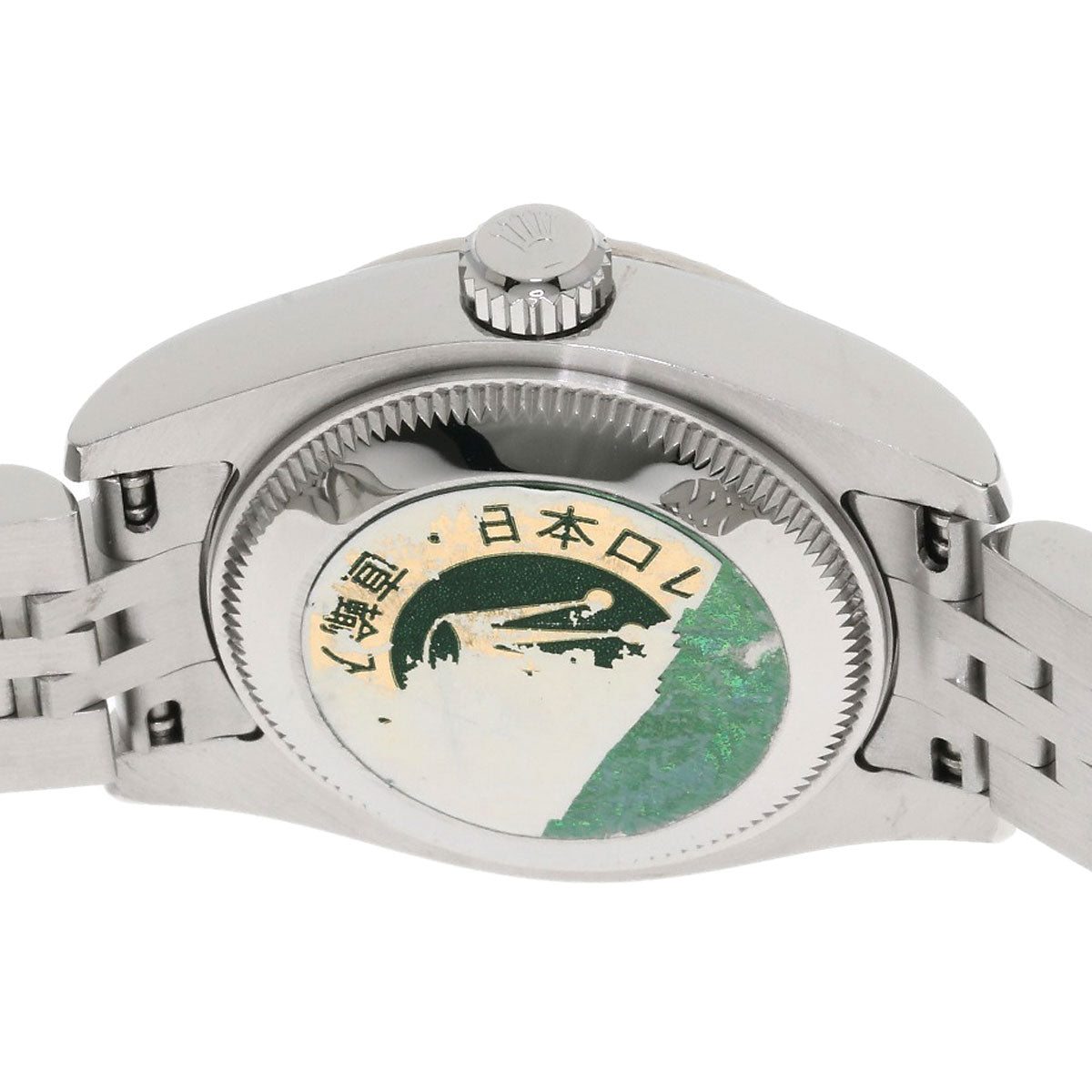 ROLEX ロレックス 179174NG デイトジャスト 10P ダイヤモンド 腕時計 SS レディース 中古