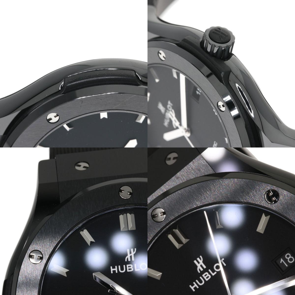 HUBLOT ウブロ 542.CM.1171.RX クラシックフュージョン ブラックマジック 腕時計 セラミック メンズ 中古