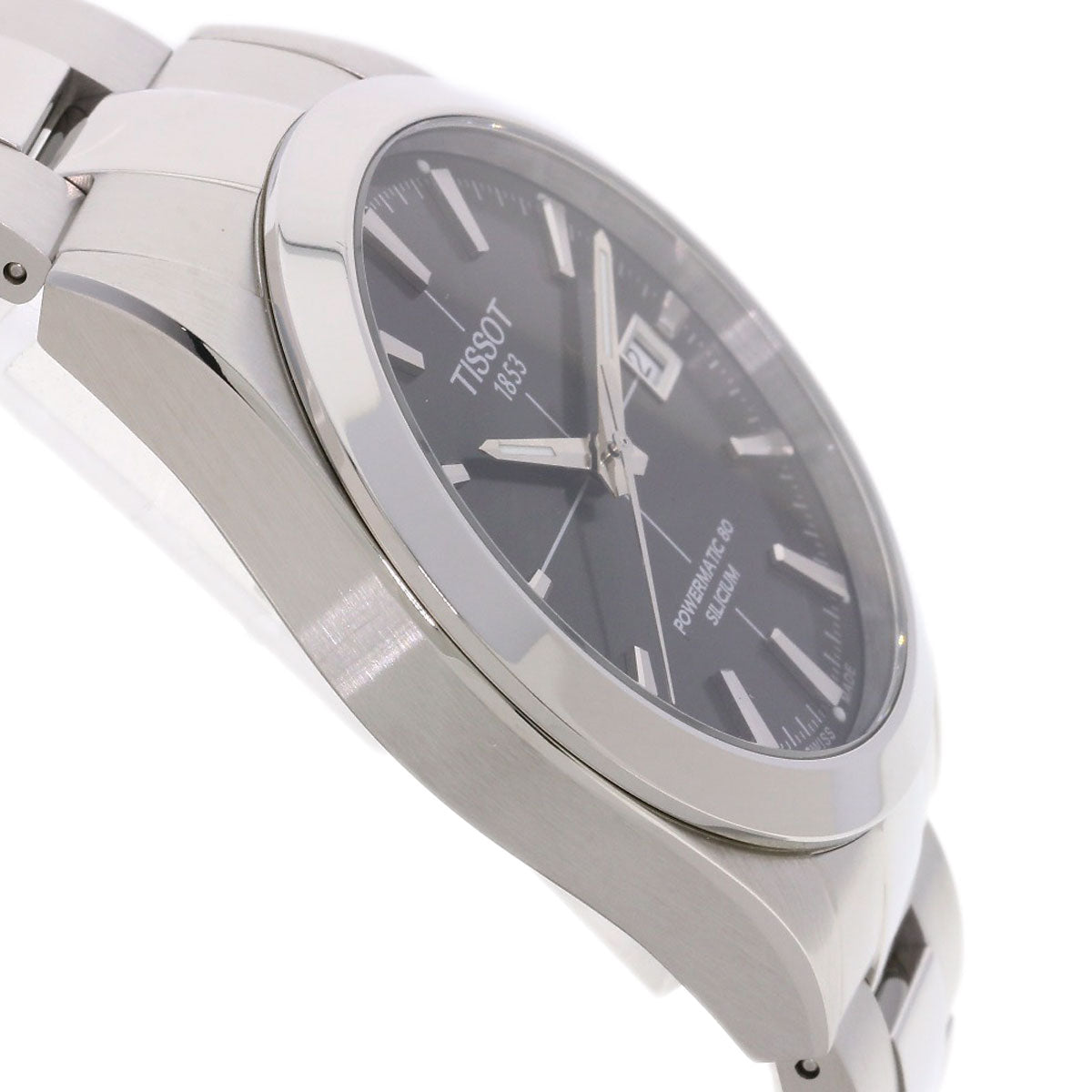 TISSOT ティソ T127407A ジェントルマン パワーマティック80 腕時計 SS メンズ 中古