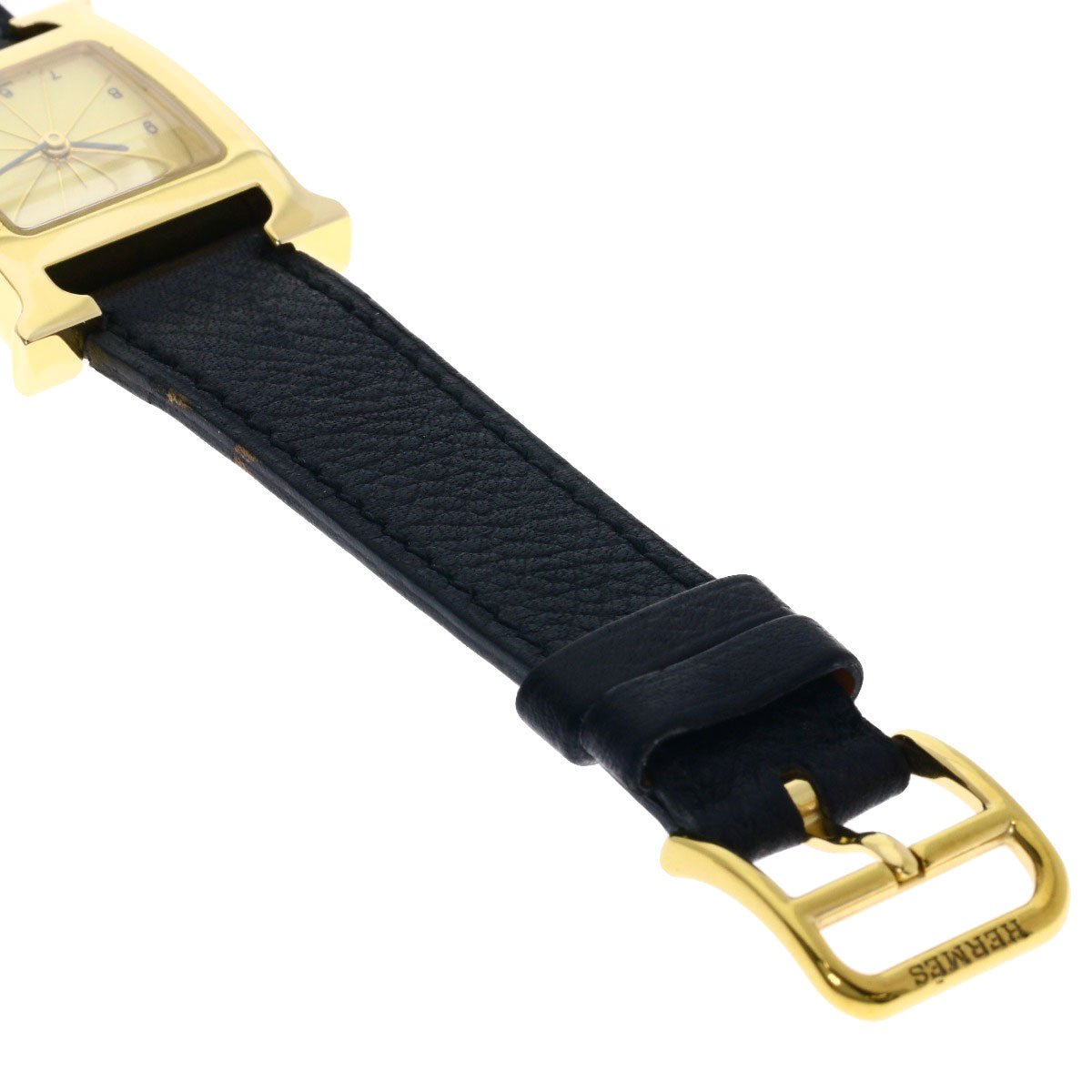 HERMES エルメス HH1.201 Hウォッチ 腕時計 GP レディース 中古