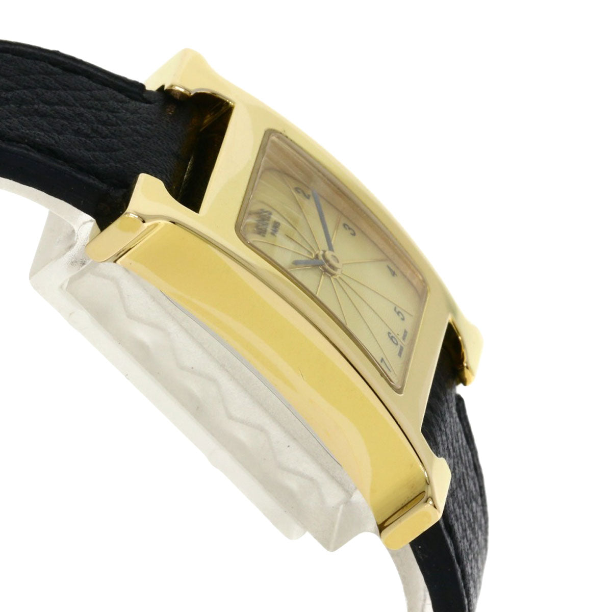HERMES エルメス HH1.201 Hウォッチ 腕時計 GP レディース 中古