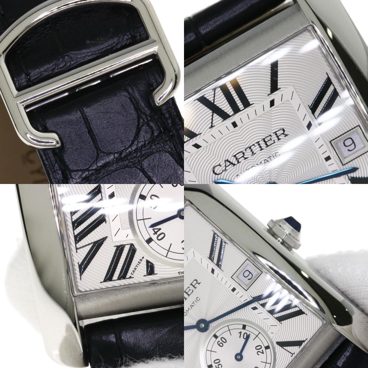 CARTIER カルティエ W5330003 タンクMC LM 腕時計 SS メンズ 中古