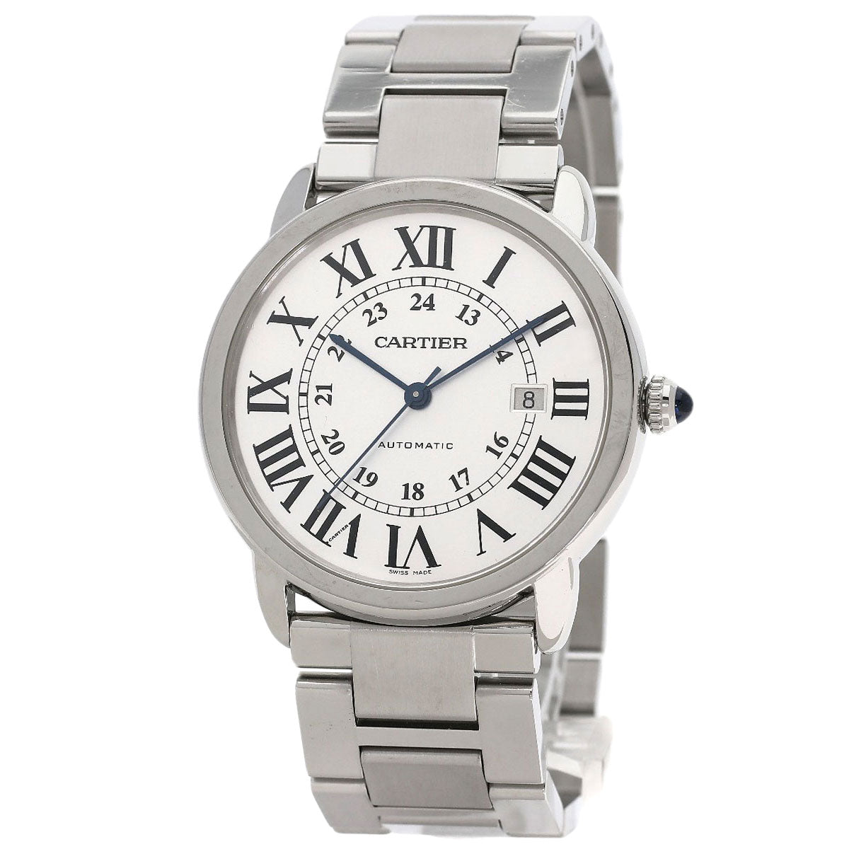 CARTIER カルティエ W6701011 ロンド ソロ ドゥ カルティエ XL 腕時計 SS メンズ 中古