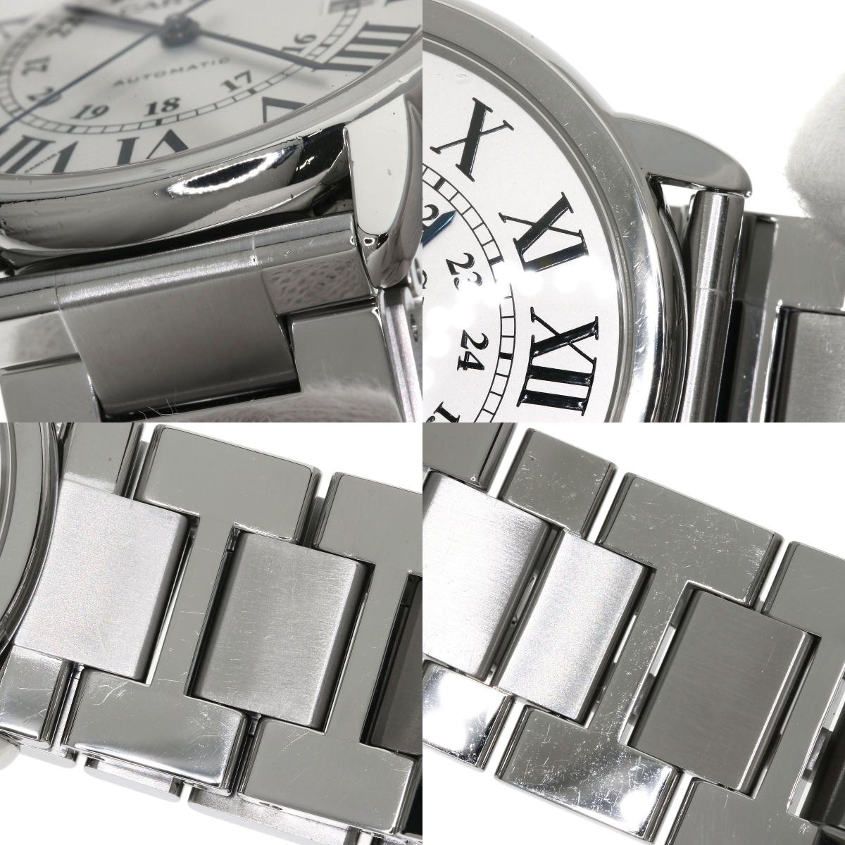 CARTIER カルティエ W6701011 ロンド ソロ ドゥ カルティエ XL 腕時計 SS メンズ 中古