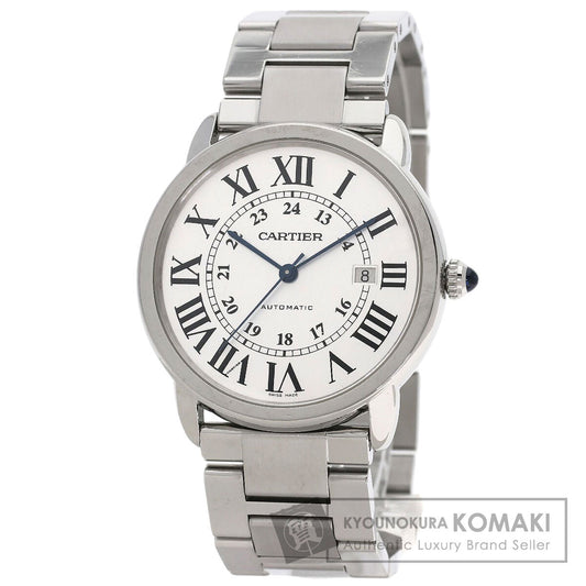 CARTIER カルティエ W6701011 ロンド ソロ ドゥ カルティエ XL 腕時計 SS メンズ 中古