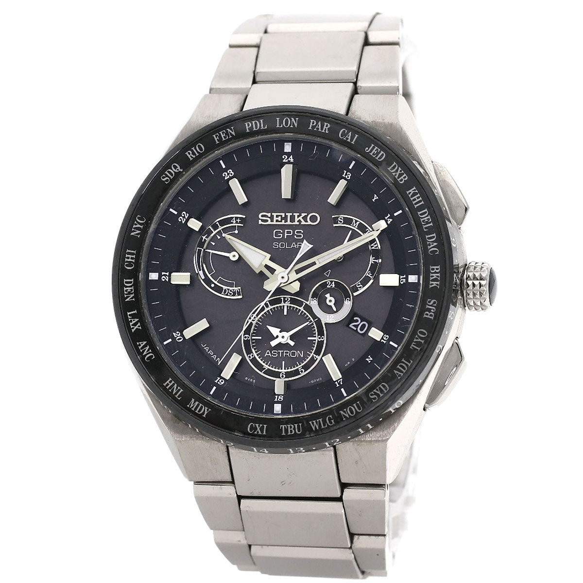 SEIKO セイコー SBXB045 8X53-0AV0-2 アストロン 腕時計 チタン メンズ 中古