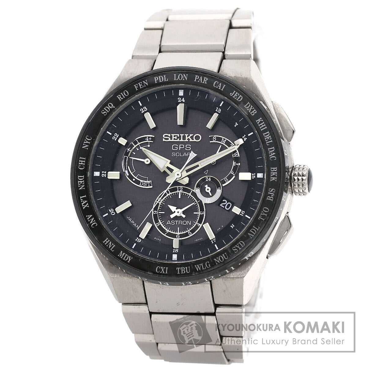 SEIKO セイコー SBXB045 8X53-0AV0-2 アストロン 腕時計 チタン メンズ 中古