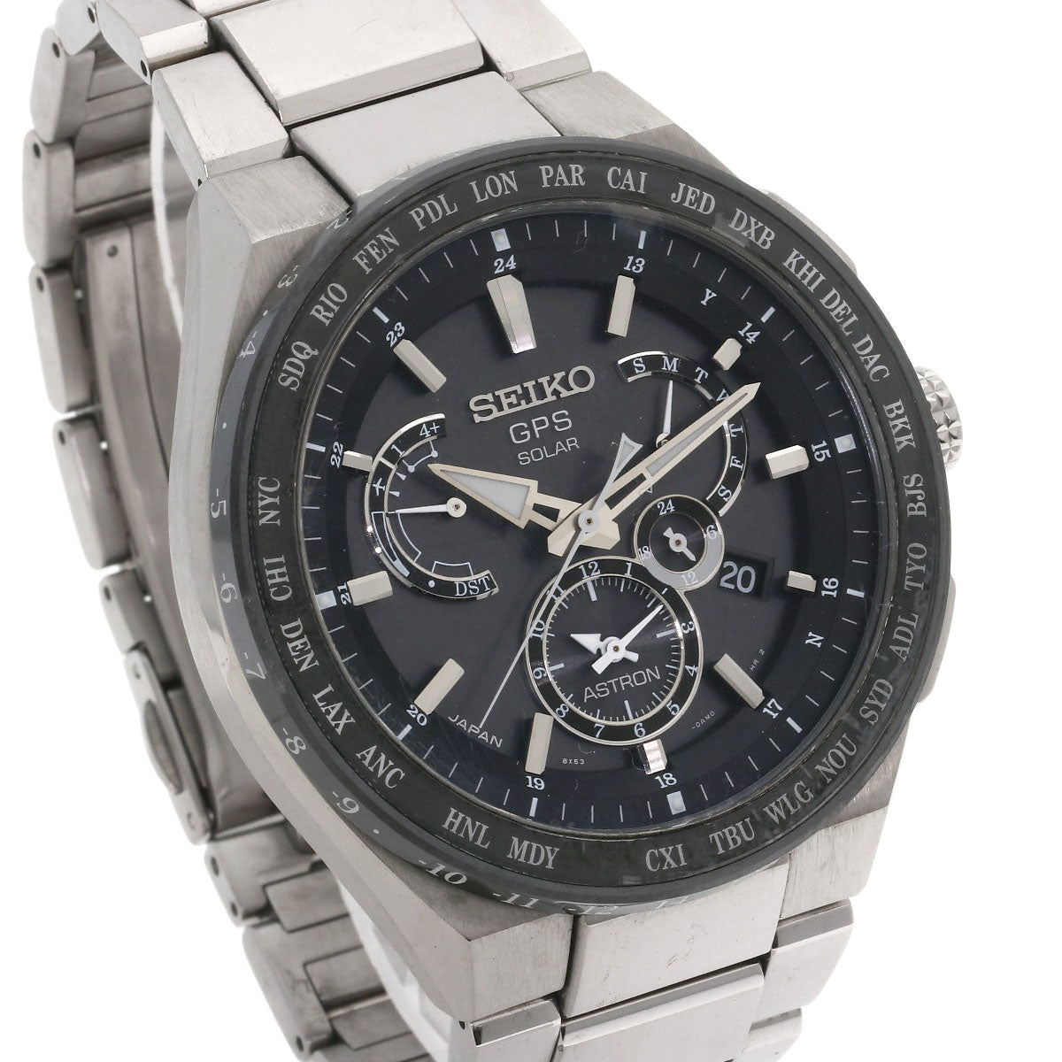 SEIKO セイコー SBXB045 8X53-0AV0-2 アストロン 腕時計 チタン メンズ 中古