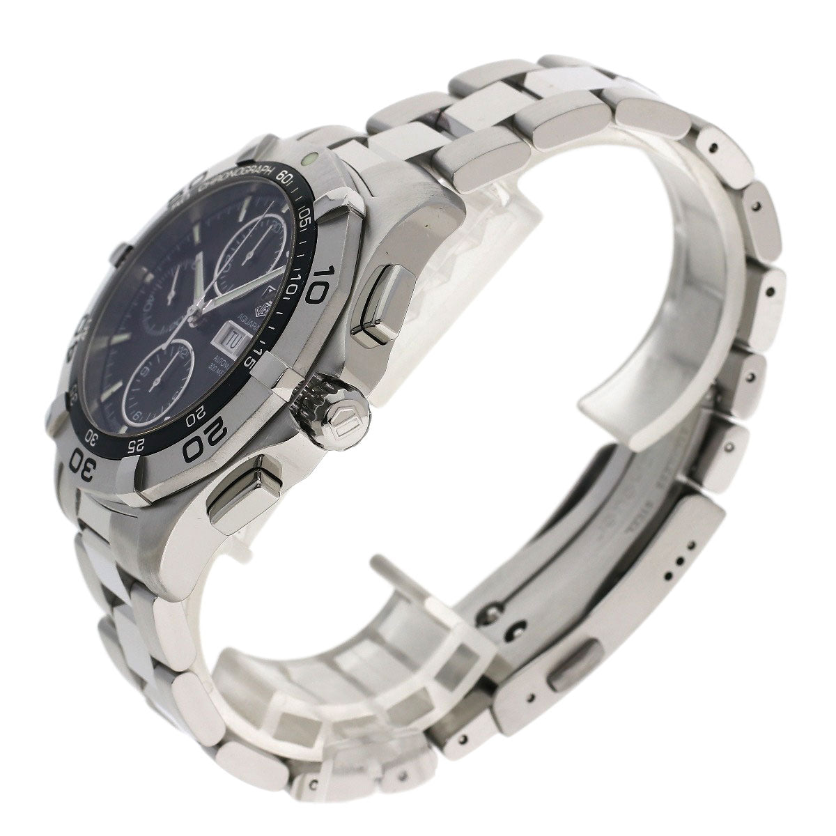TAG HEUER タグホイヤー CAF2010 アクアレーサー クロノグラフ 腕時計 SS メンズ 中古